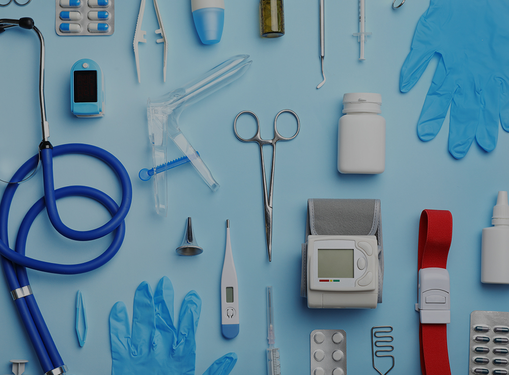 Closeup, pharmacy and medicine with healthcare, pills and shelf with boxes, bottles and treatment. Zoom, medication and package with container, retail and store with pharmaceutical, items or products